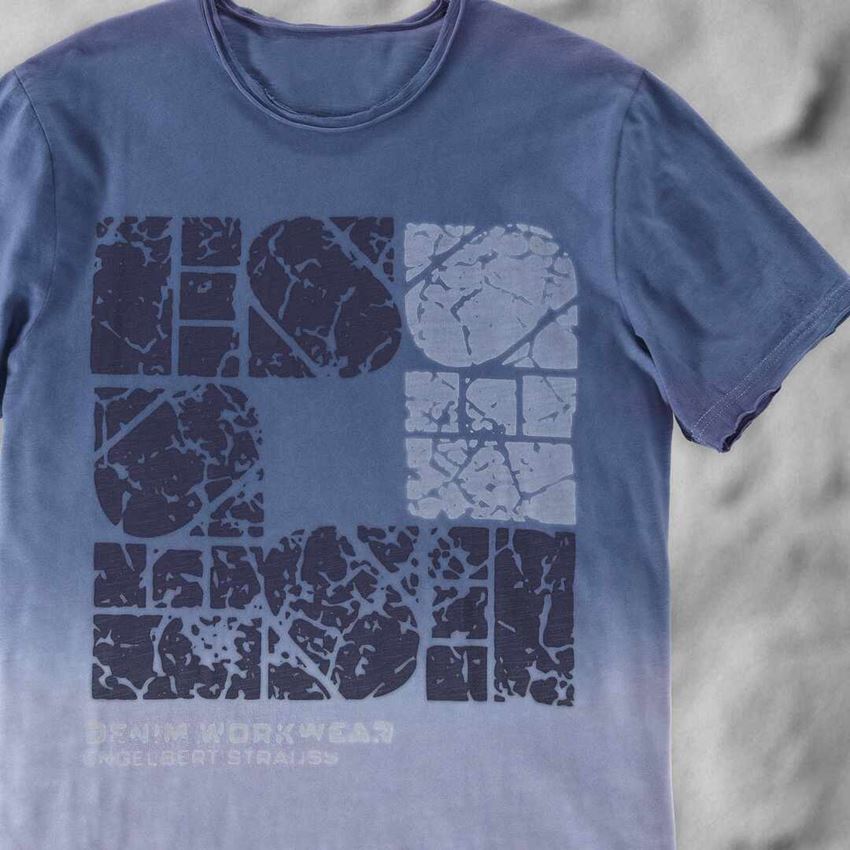Shirts & Co.: e.s. T-Shirt denim workwear + antikblau vintage 2