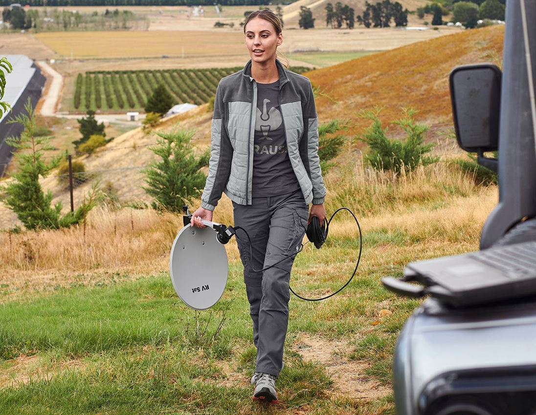 Shirts & Co.: T-Shirt e.s.concrete, Damen + anthrazit 1