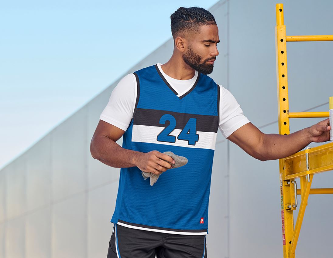 Bovenkleding: Functionele tanktop e.s.ambition + gentiaanblauw/grafiet