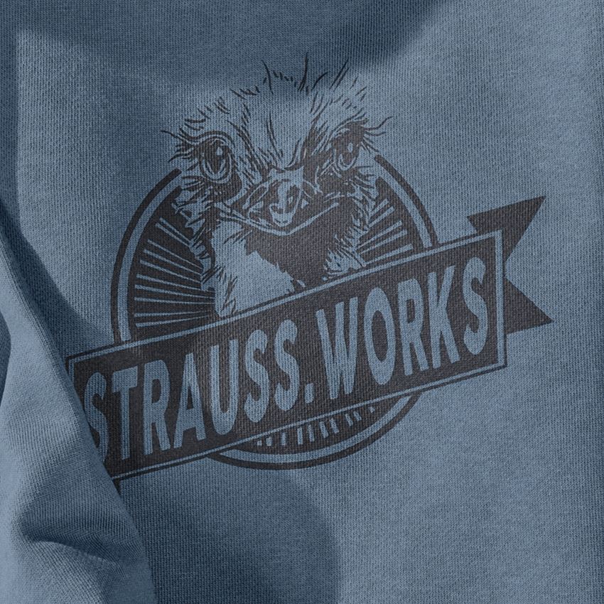 Kleding: Hoody-Sweatshirt e.s.iconic works, kinderen + oxideblauw 2