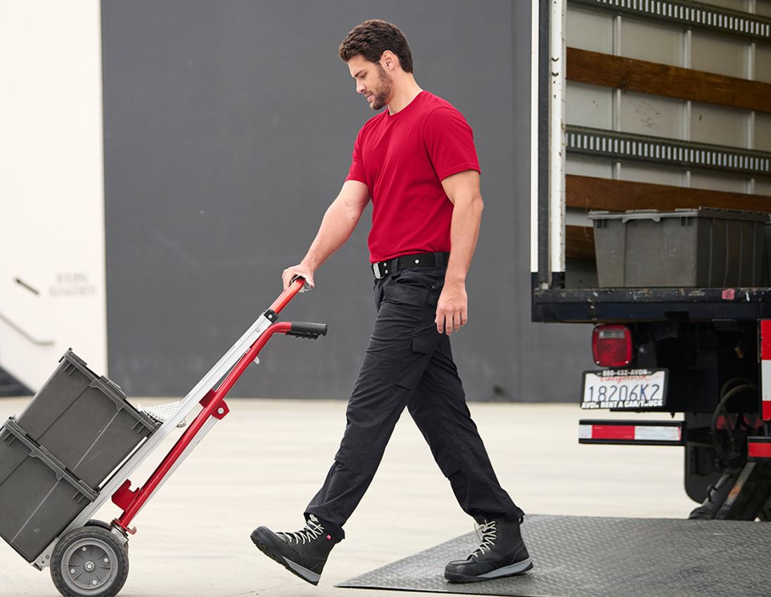 Hauts: e.s. T-shirt cotton light + rouge vif 2