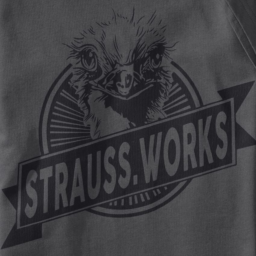 Hauts: T-shirt e.s.iconic works, femmes + gris carbone 2