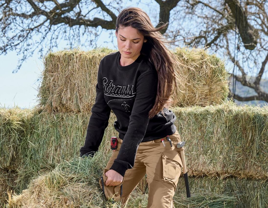 Bekleidung: Sweatshirt e.s.e:pic, Damen + schwarz 1