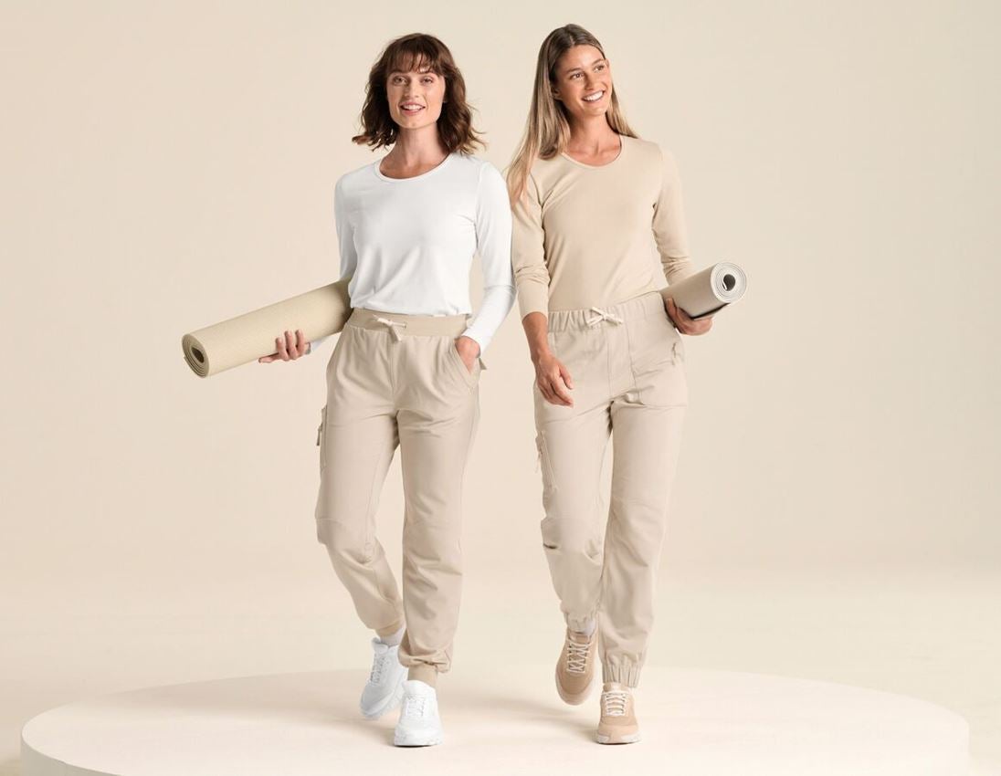 Themen: Modal-Longsleeve e.s.avida, Damen + weiß 2