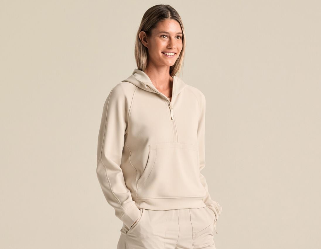 Bovenkleding: Modal-hoody e.s.avida, dames + jurabeige 1