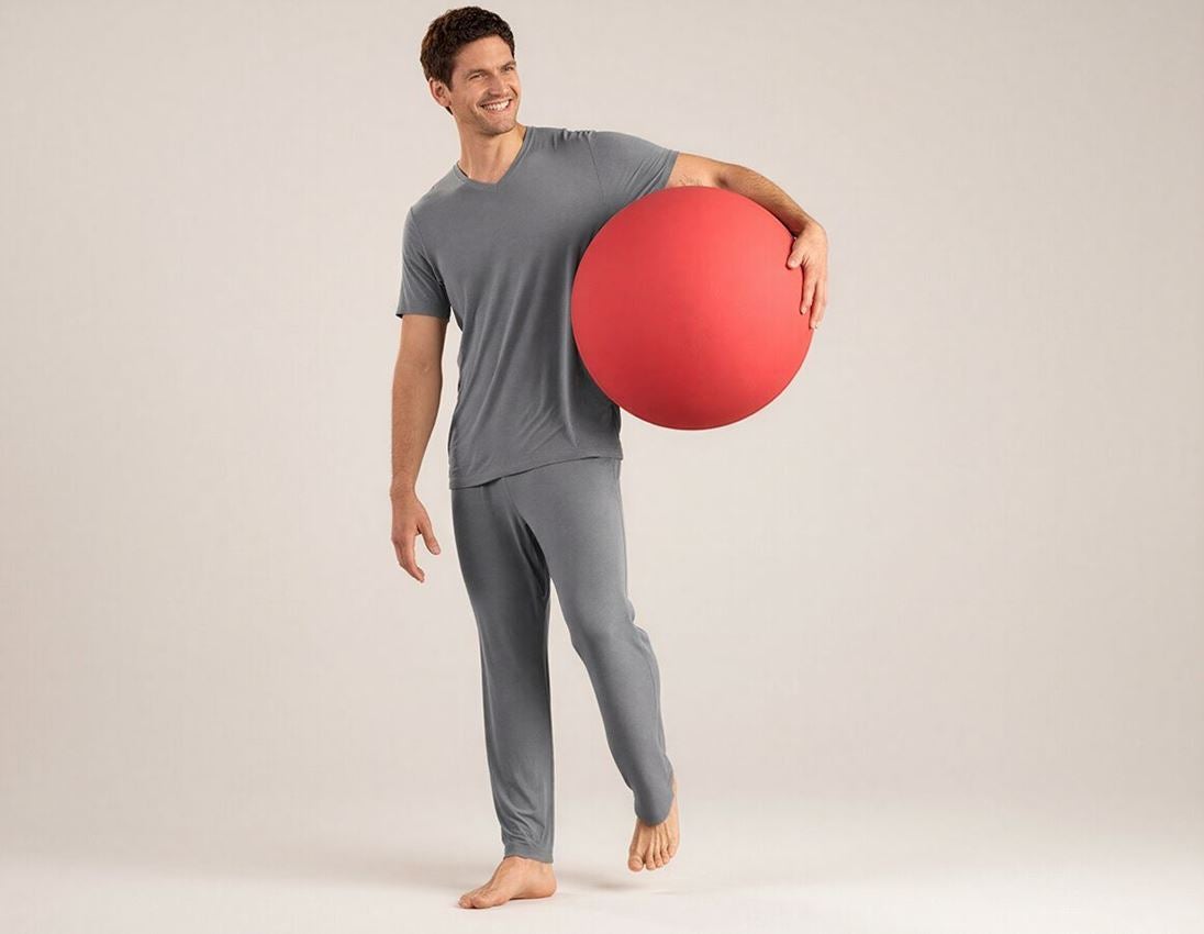 Accessoires: e.s. Modal Pyjama T-Shirt + nordicgrau 1