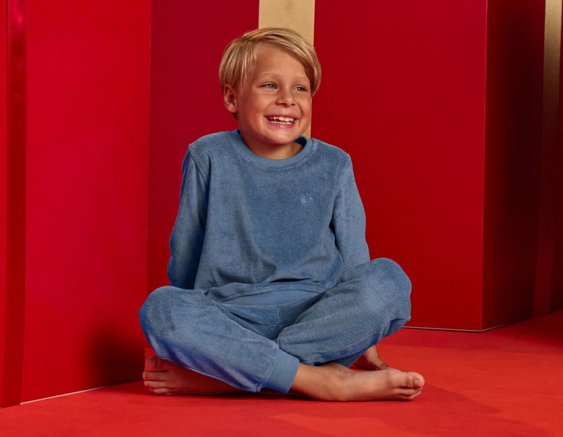 Nouveautés: e.s. Sweatshirt Terry, enfants + bleu nordique 1