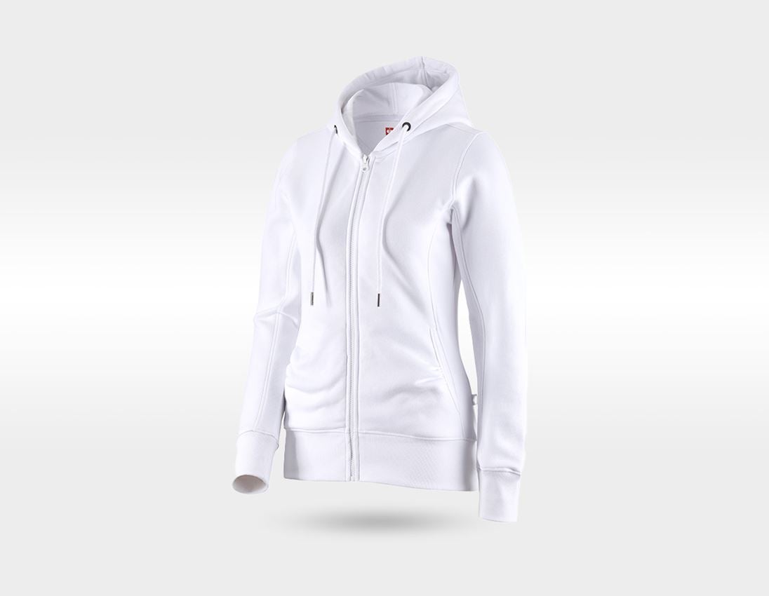 Vêtements: KIT : Veste sweat+Hoody sweat zippé poly cotton,f. + blanc 1
