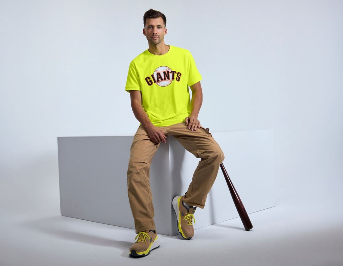 Vêtements: MLB™ T-Shirt neon + GI jaune néon 1