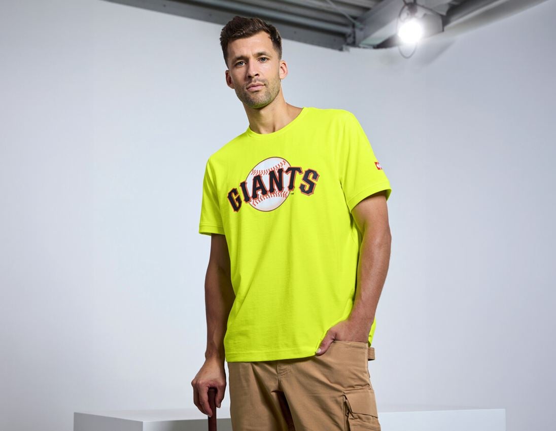 Vêtements: MLB™ T-Shirt neon + GI jaune néon