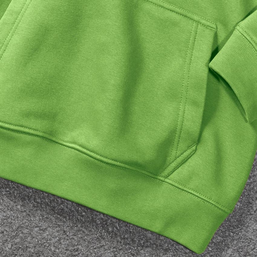 Hauts: e.s. Sweatshirt à capuche poly cotton, femmes + vert d'eau 2