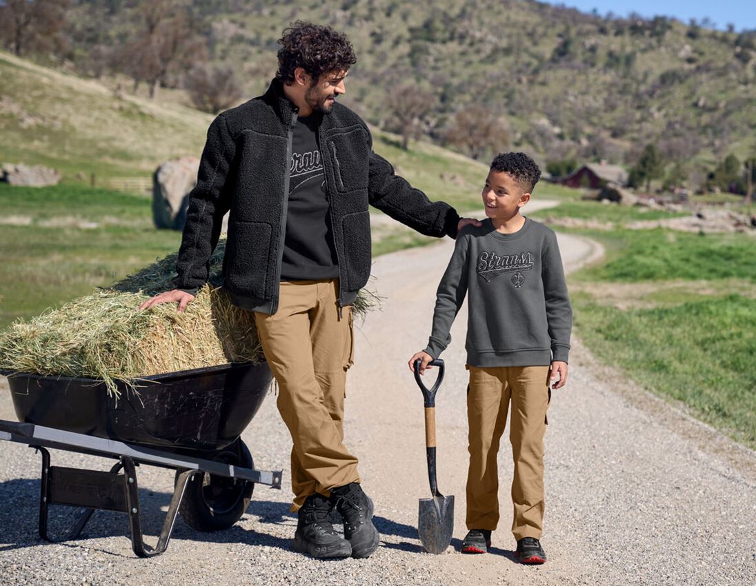 Hauts: Sweatshirt e.s.e:pic, enfants + gris carbone 3