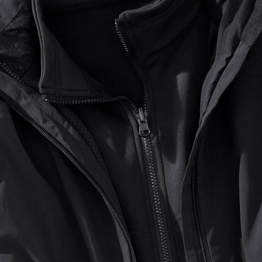 Jacken: 3 in 1 Funktionsjacke e.s.vision, Kinder + schwarz 2