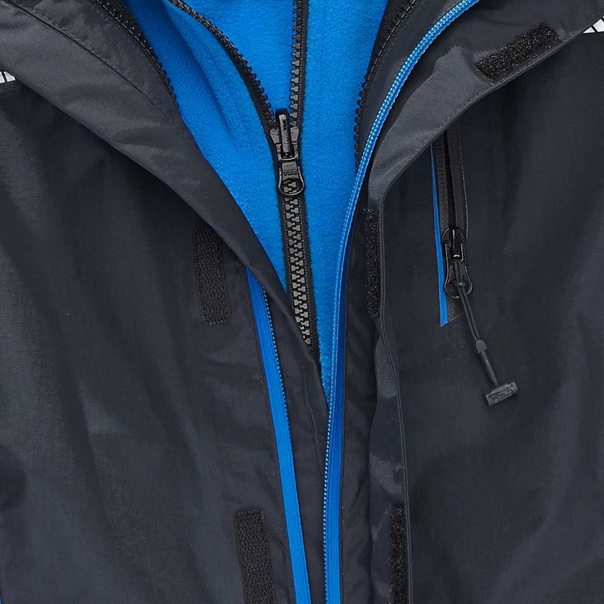 Jacken: 3 in 1 Funktionsjacke e.s.motion 2020, Kinder + graphit/enzianblau 2