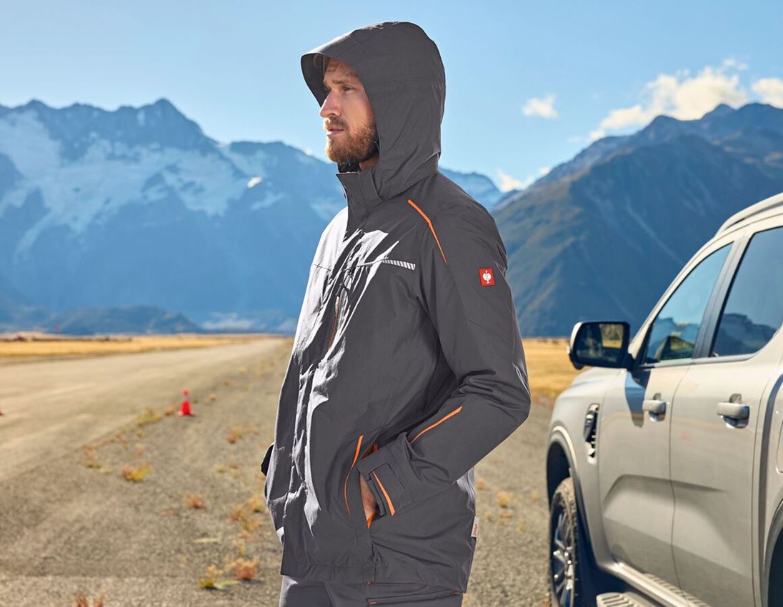 Vestes de travail: Veste de fonction 3 en 1 e.s.motion 2020, hommes + anthracite/orange fluo 2