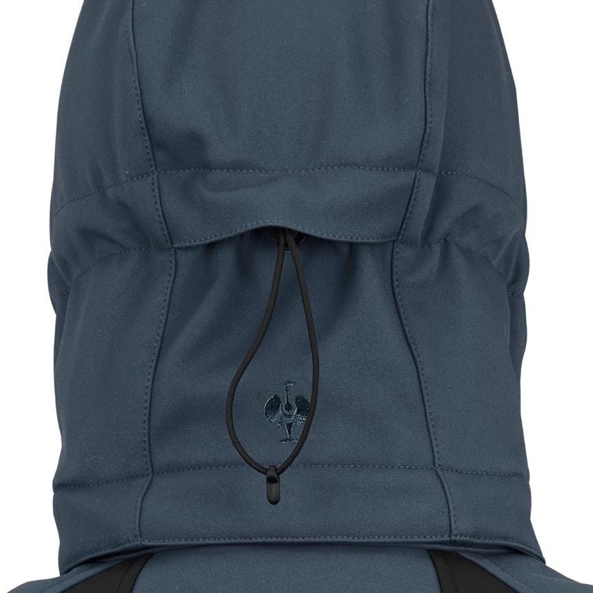 Vestes de travail: Veste softshell d'hiver e.s.vision + pacifique/noir 2