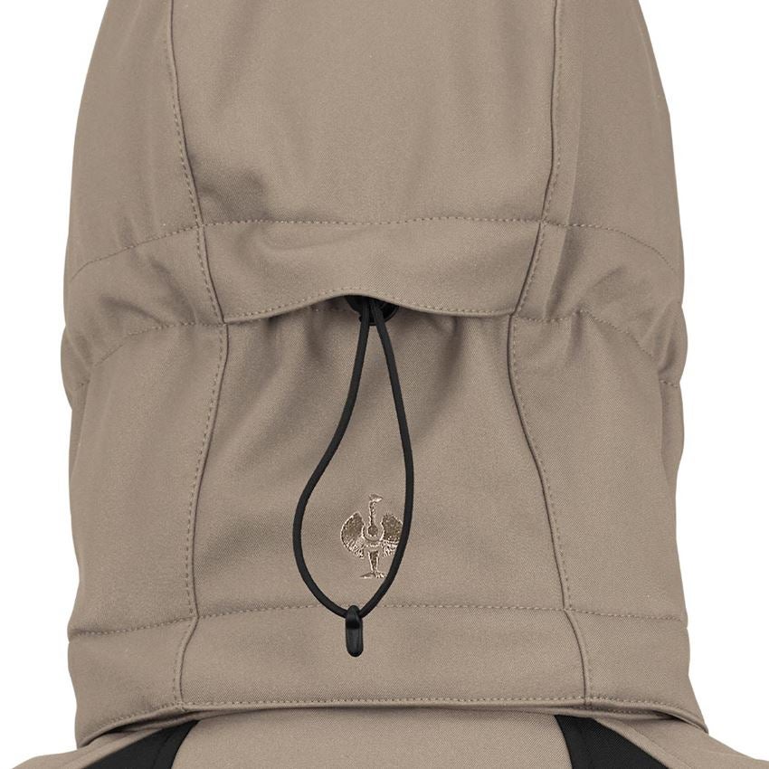 Werkjassen: Winter softshelljack e.s.vision + leem/zwart 2