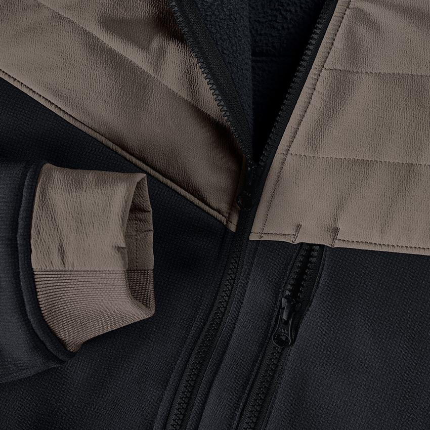 Jacken: Jacke thermaflor e.s.dynashield + schwarz/stein 2