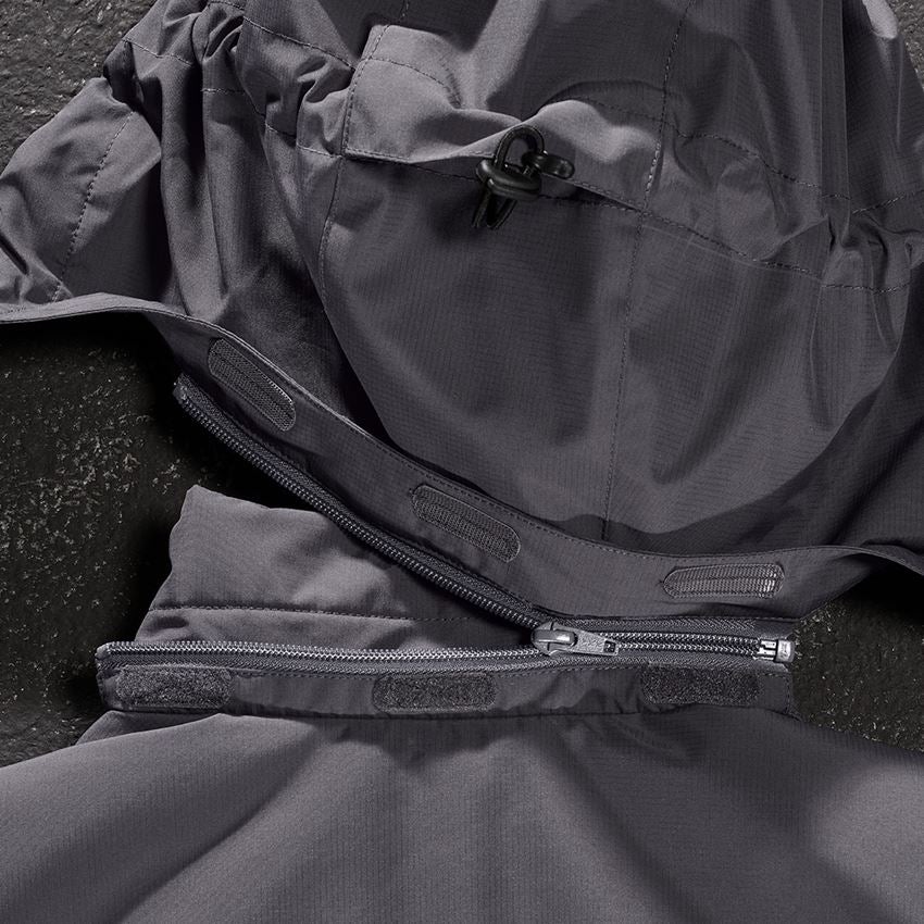 Jacken: Kapuzen-Pilotenjacke e.s.concrete + anthrazit/perlgrau 2