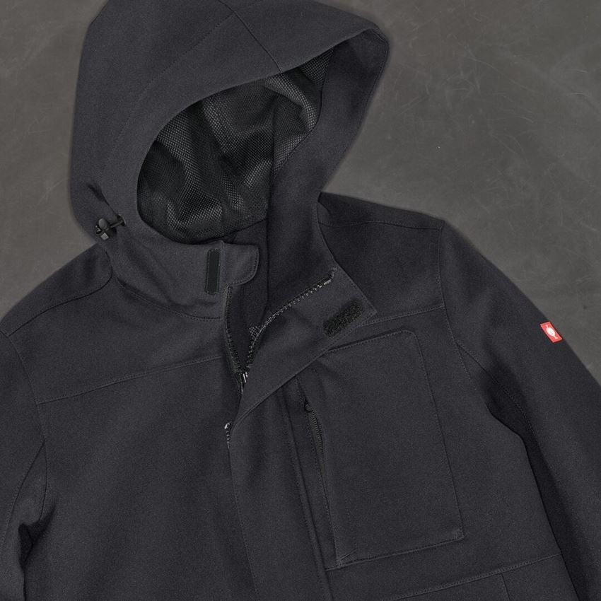 Werkjassen: Regenparka e.s.e:pic, dames + zwart 2