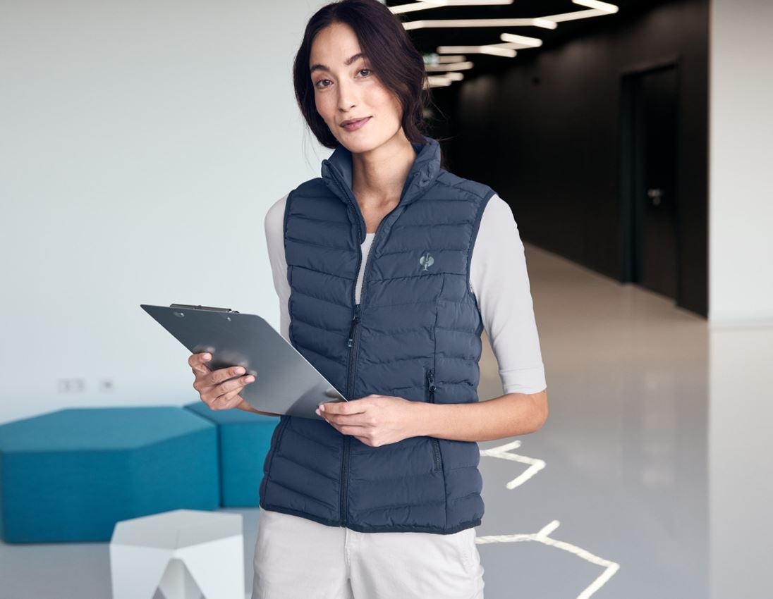 Gilets de travail: Gilet e.s.motion ten, femmes + bleu ardoise 2