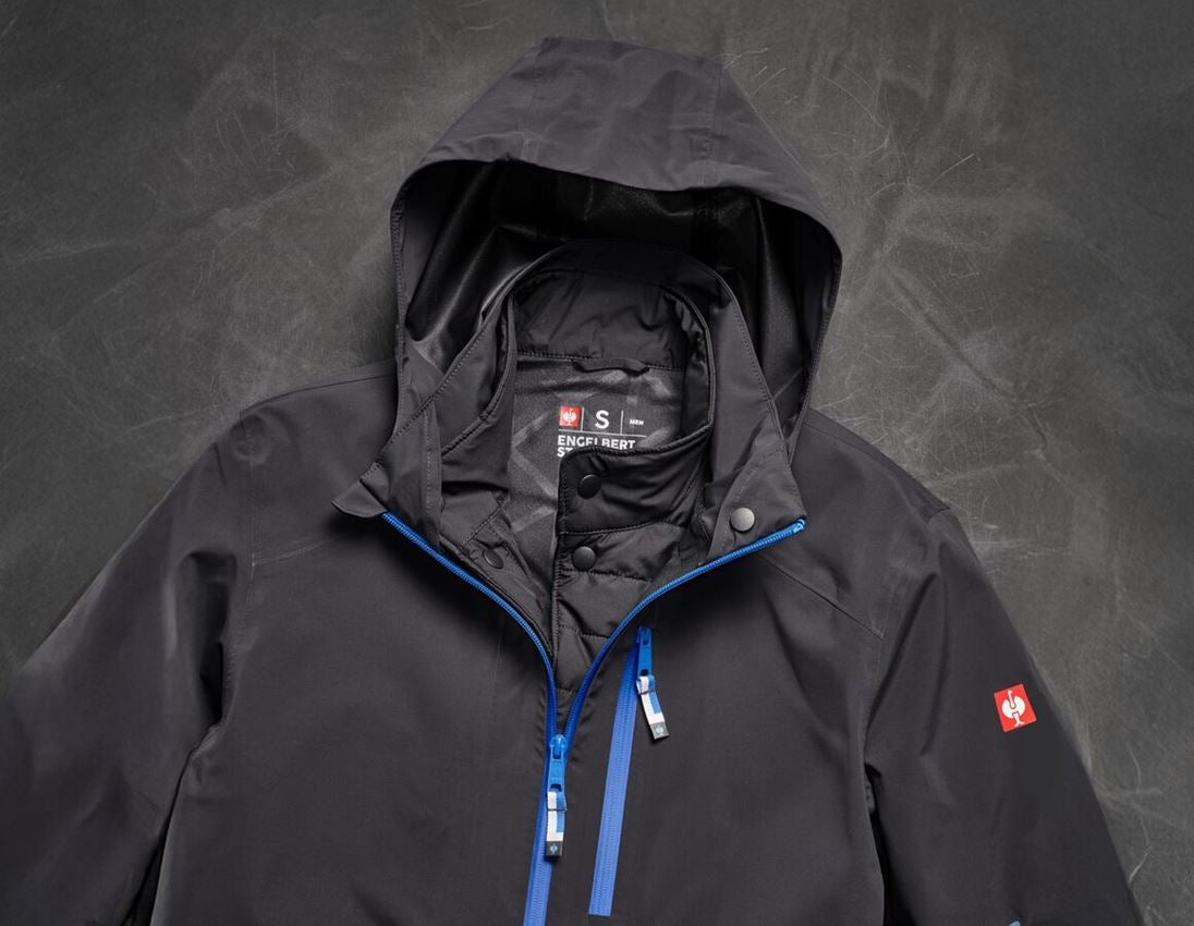 Werkjassen: 3 in 1 Functionele jack e.s.ambition + grafiet/gentiaanblauw 5