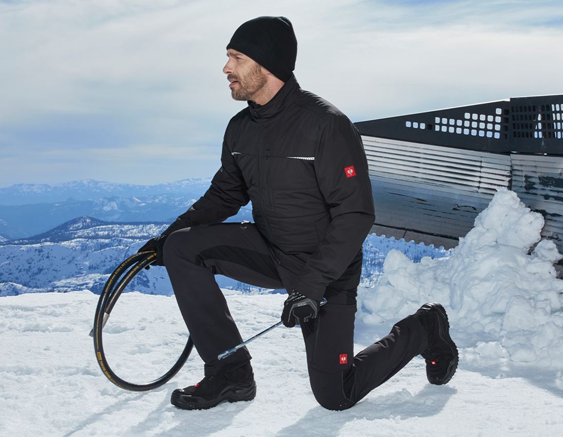 Hosen: Winter Cargohose e.s.vision stretch, Herren + schwarz 1