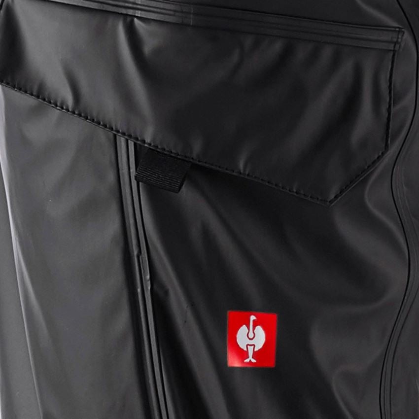 Hosen: Regenbundhose e.s.motion 2020 superflex + schwarz/platin 2