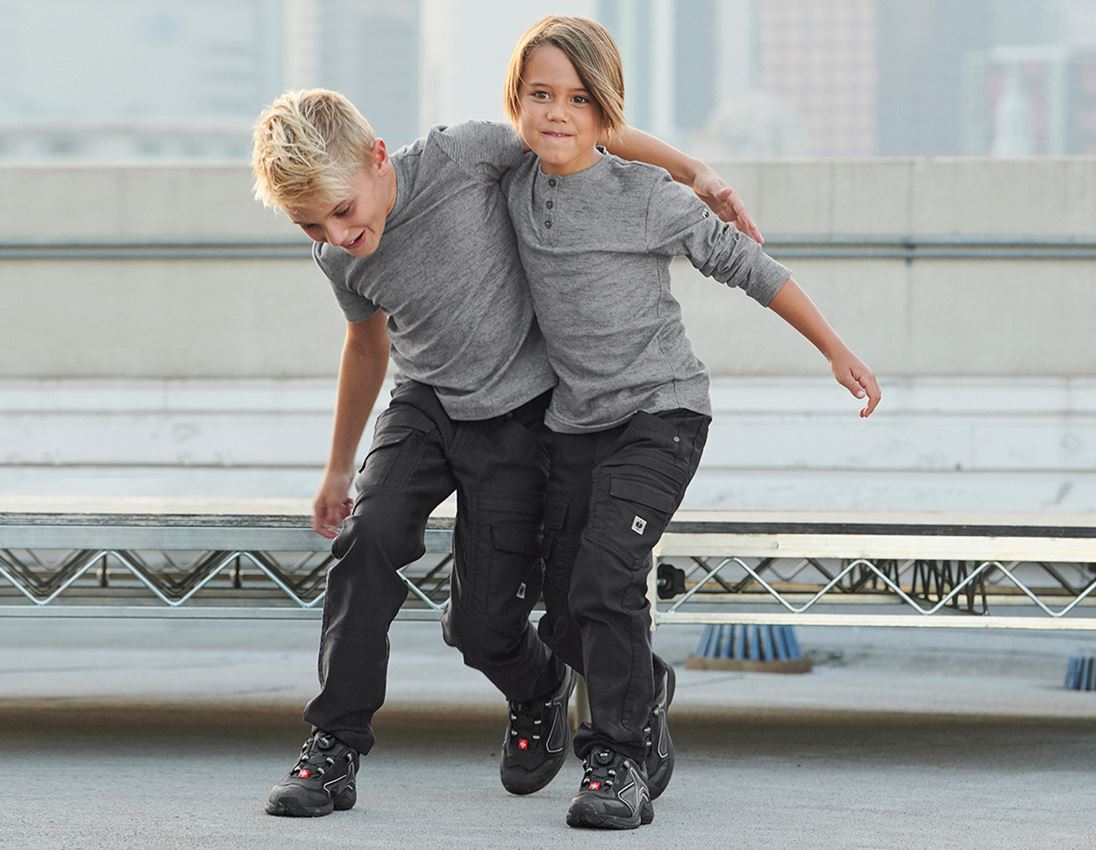 Pantalons: Pantalon Cargo e.s.vintage, enfants + noir 1