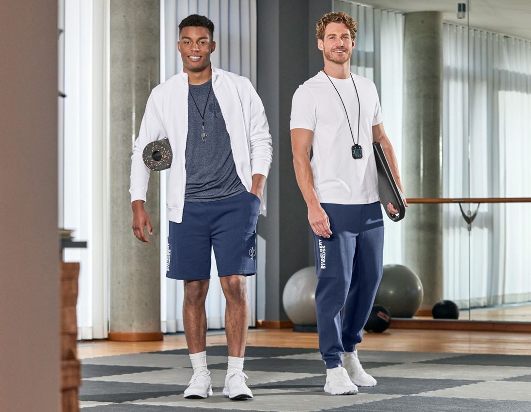 Große Geschenke: Sweat Pants light e.s.trail + tiefblau/weiß 4