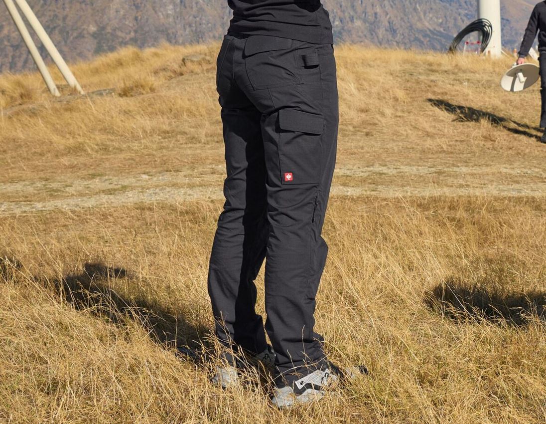 Hosen: Bundhose e.s.e:pic ripstop, Damen + schwarz 2