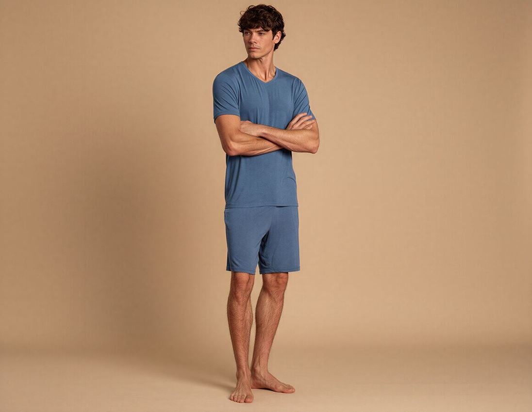 Accessoires: e.s. Modal Pyjama Short + nordicblau 1