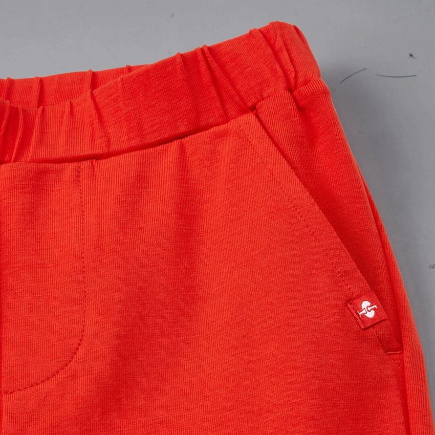 Vêtements: e.s. Pantalon de pyjama cotton stretch, enfants + strauss rouge 2