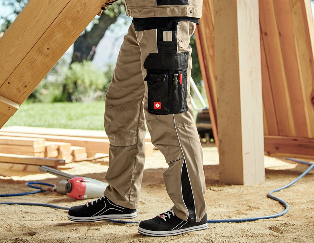 Grotere cadeaus: SET: 2x Werkbroek e.s.active + kaki/zwart