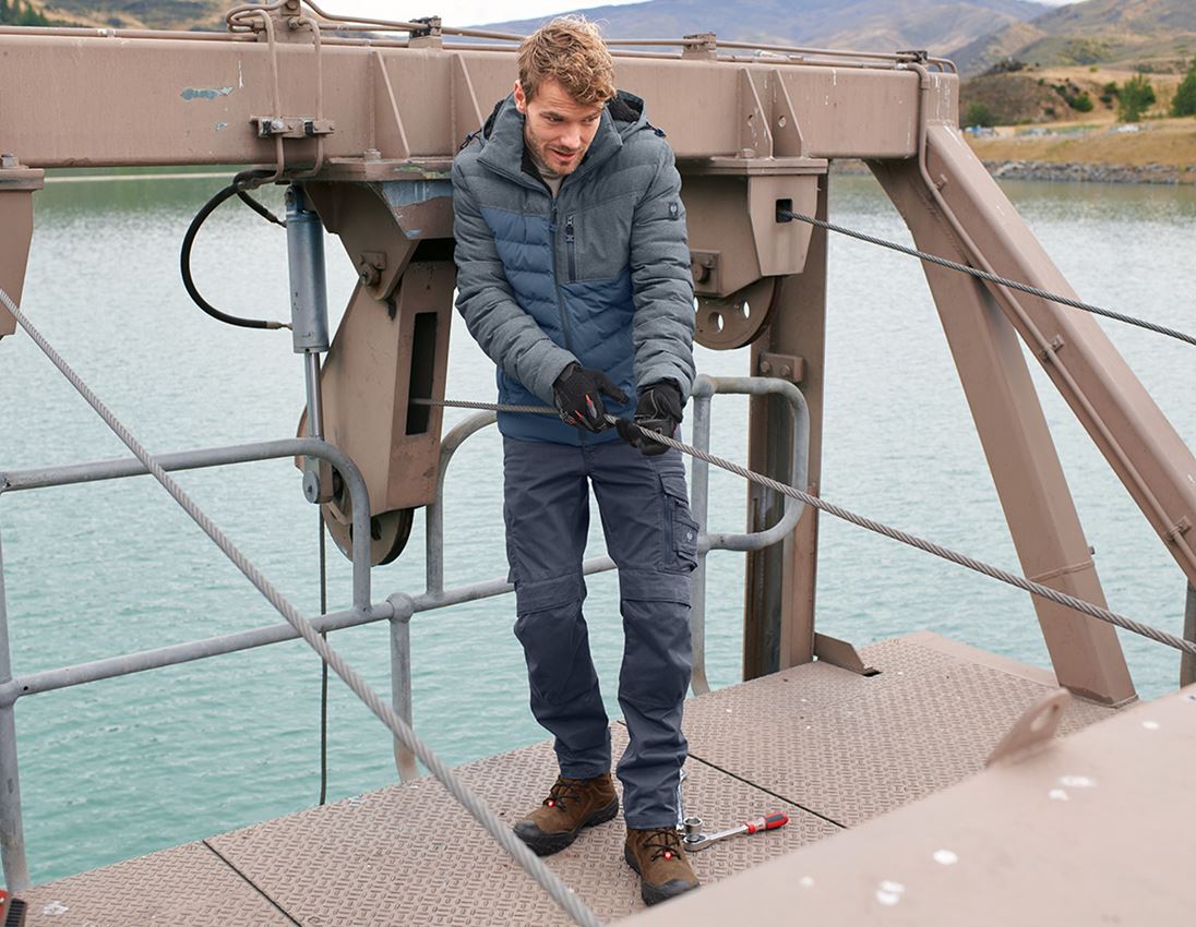 Grotere cadeaus: SET: 2x Werkbroek e.s.motion ten + leisteenblauw 1