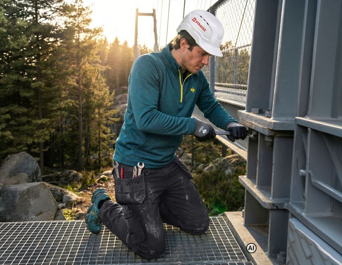 AI-gegenereerd / bewerkt - Werkbroeken: Stretch holster werkbroek e.s.line.nordic + zwart 3