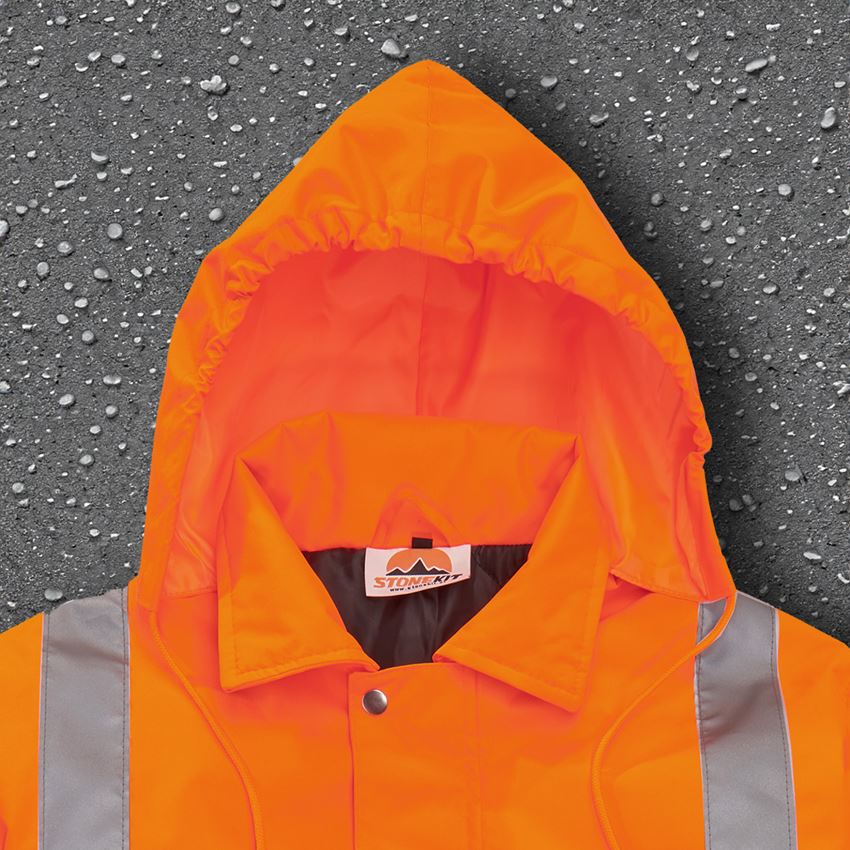 Thèmes: STONEKIT Blouson aviateur de signalisation + orange fluo 2