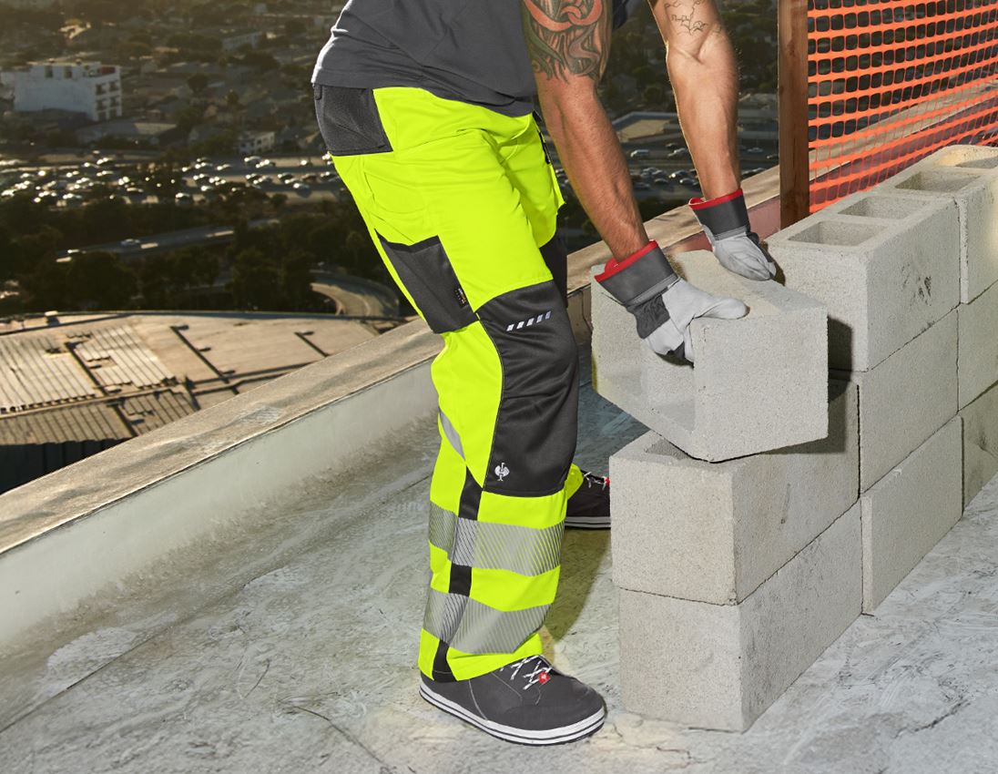 Onderwerpen: Veiligheidswerkbroek e.s.motion + signaalgeel/antraciet 1