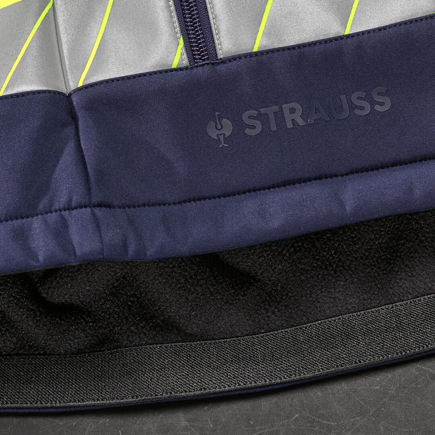 Werkjassen: Veiligheids-softshell-jack e.s.line.core + signaalgeel/donkerblauw 2