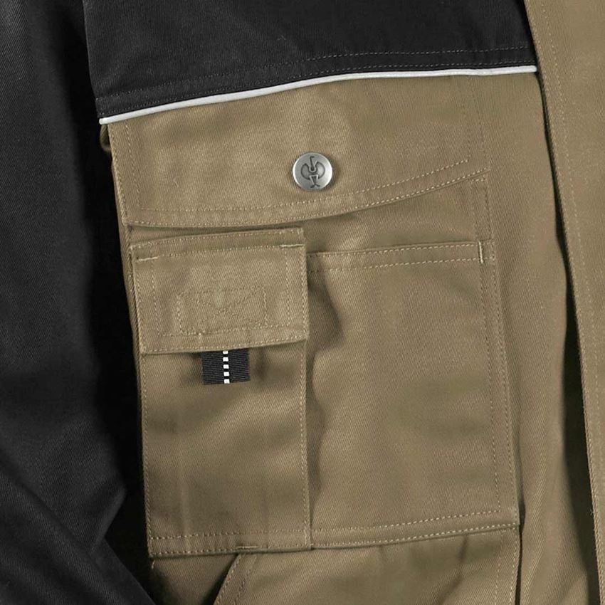 Themen: Berufsjacke e.s.image + khaki/schwarz 2