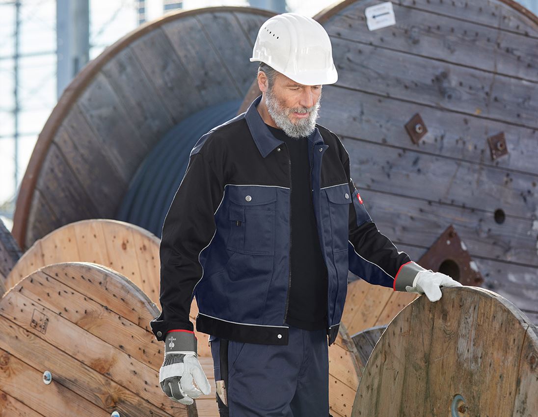 Themen: Berufsjacke e.s.image + dunkelblau/schwarz 1