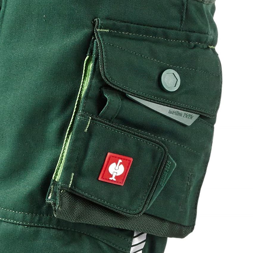 Hosen: Bundhose e.s.motion 2020, Kinder + grün/seegrün 2