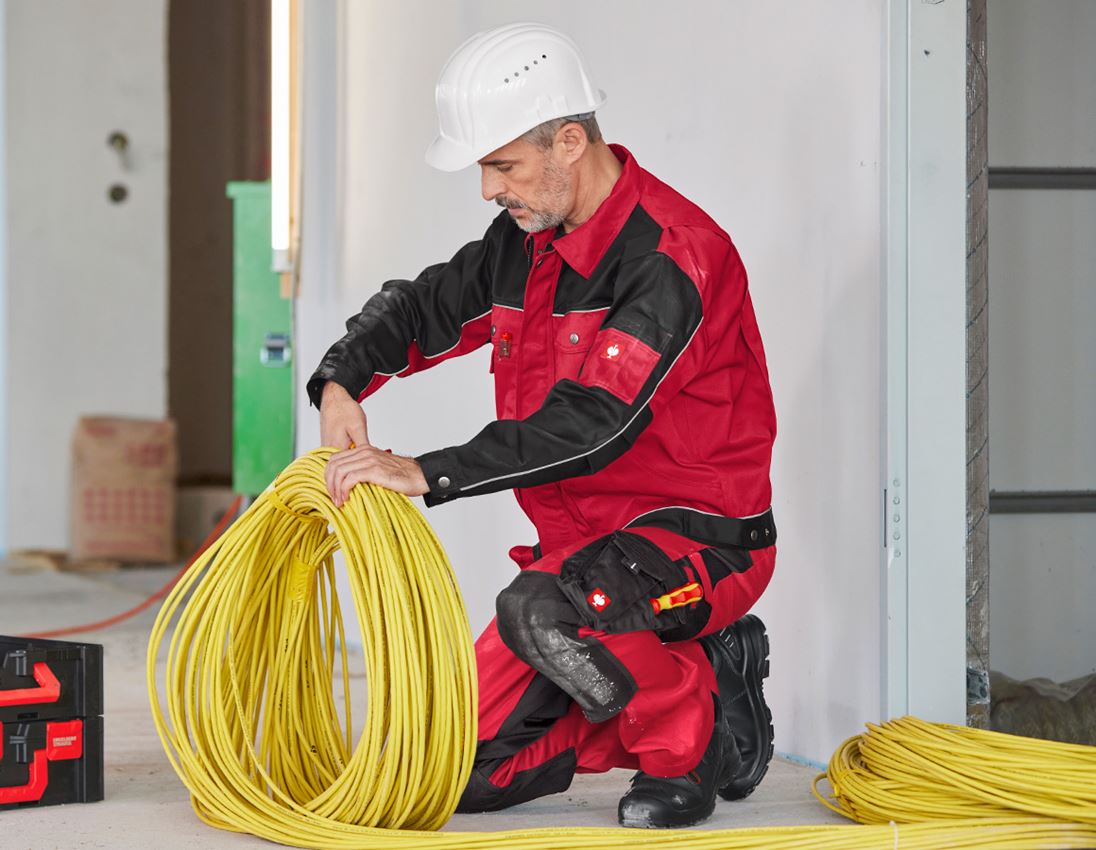 Werkbroeken: Werkbroek e.s.image + rood/zwart 6