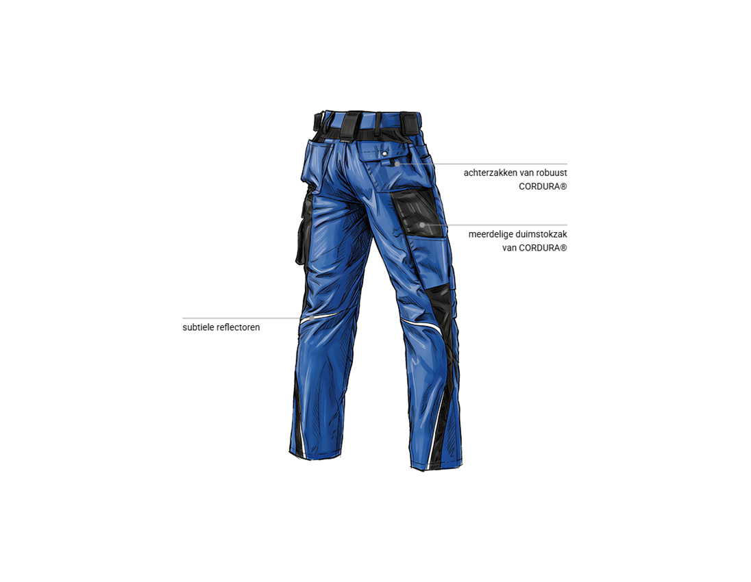 Onderwerpen: Werkbroek e.s.motion + korenblauw/zwart 2