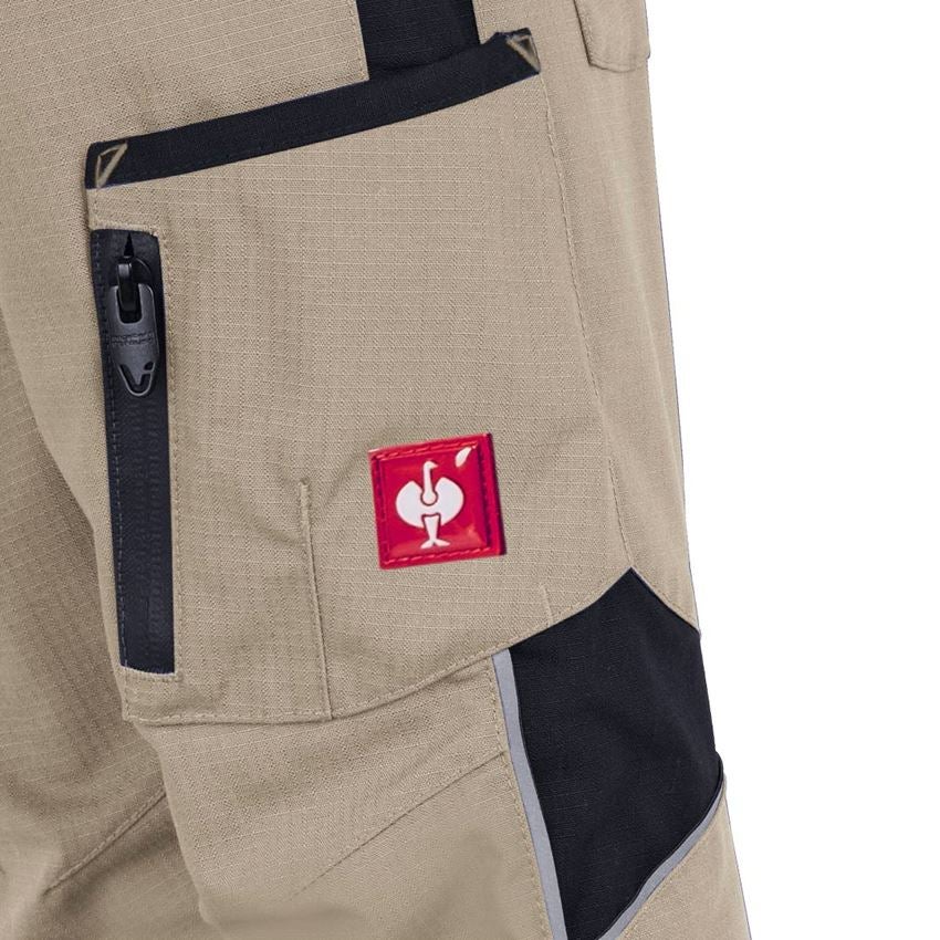 Broeken: Winterbroek e.s.vision, kinderen + leem/zwart 2