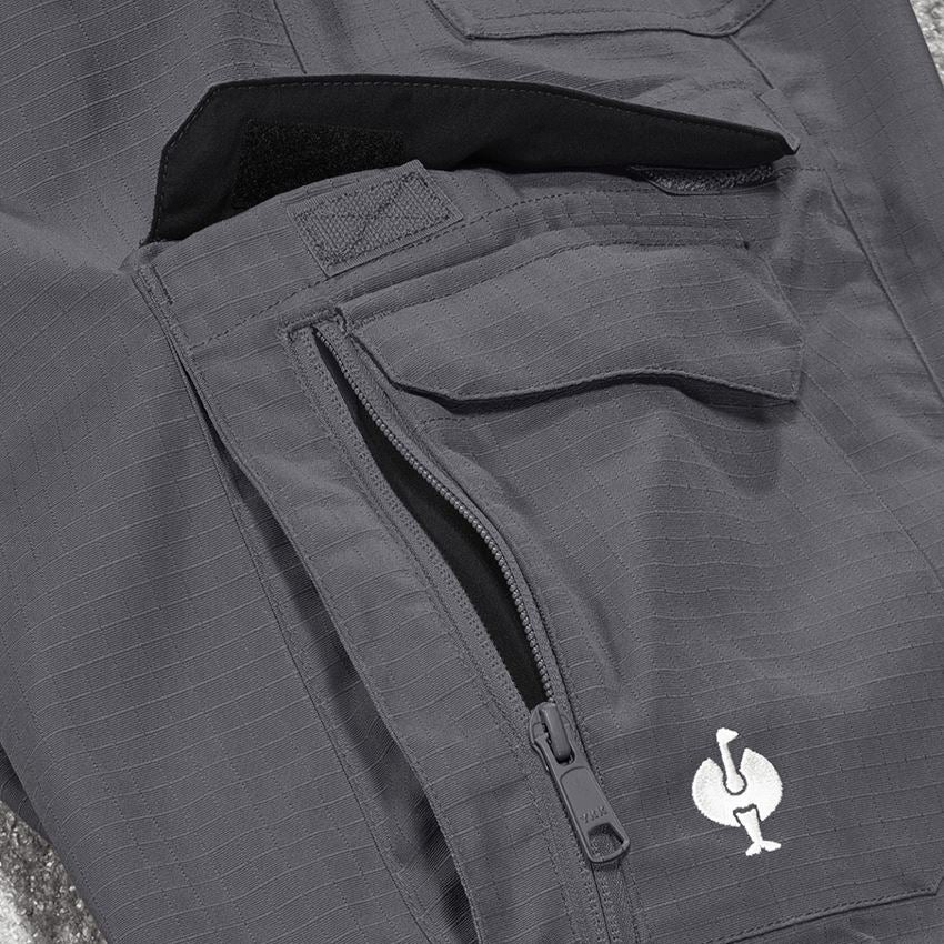 Pantalons de travail: Pantalon à taille élastique e.s.concrete solid + anthracite 2