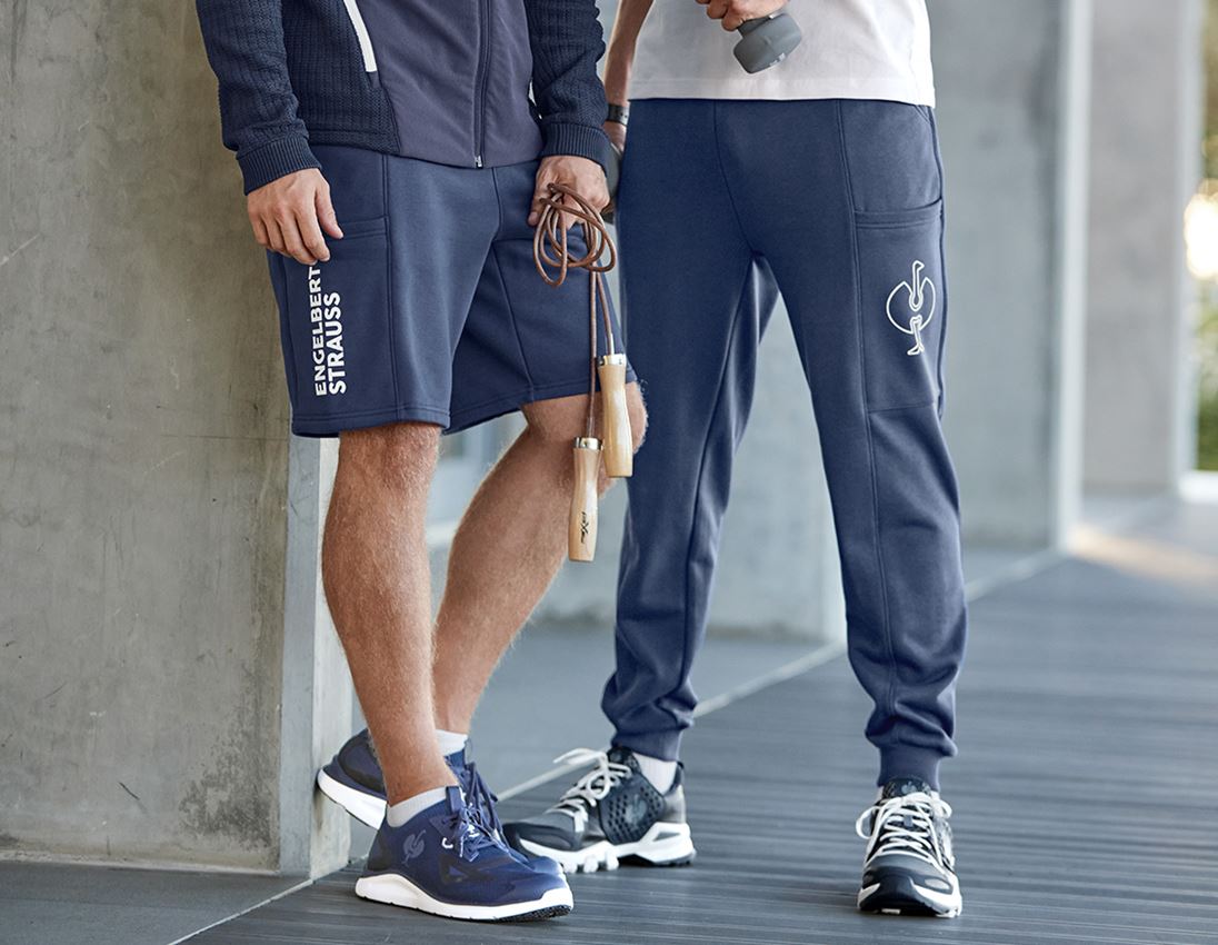 Accessoires: Sweat pants e.s.trail + diepblauw/wit 2