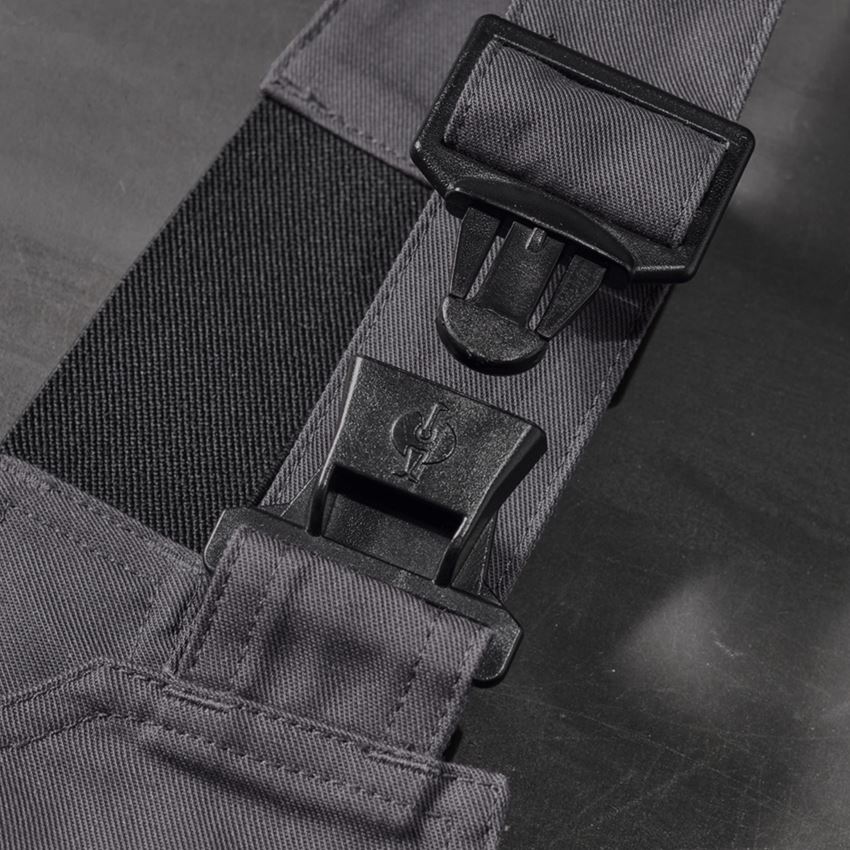 Hosen: Latzhose e.s.motion 2020 + anthrazit/warnorange 2