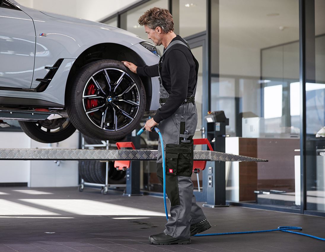 Werkbroeken: Tuinbroek e.s.image + grijs/zwart 1