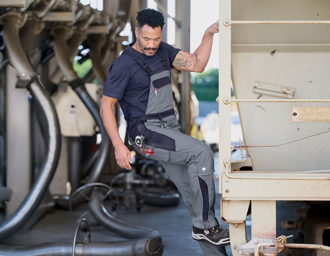 Hosen: Latzhose e.s.active + grau/dunkelblau 3